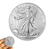 KEWEIYASW Moneda de medio dólar Walking Liberty 2023, diseño de moneda de la Casa de la Moneda Privada, 1 oz, cobre puro 0.999, redonda/de desafío