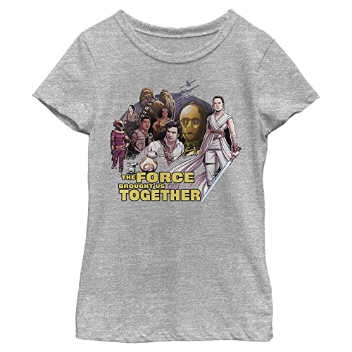 T-shirt Star Wars fille Rise of Skywalker idéal pour les journées d'école et loisirs