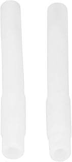 2PCS Milking Machine Silicone Short Tube Replacement Accessories for Dairy Farm Equipment Durable Food Grade Silicone Easy Install Tight Leak Proof Interface 15x1.5cm 5.9x0.6in