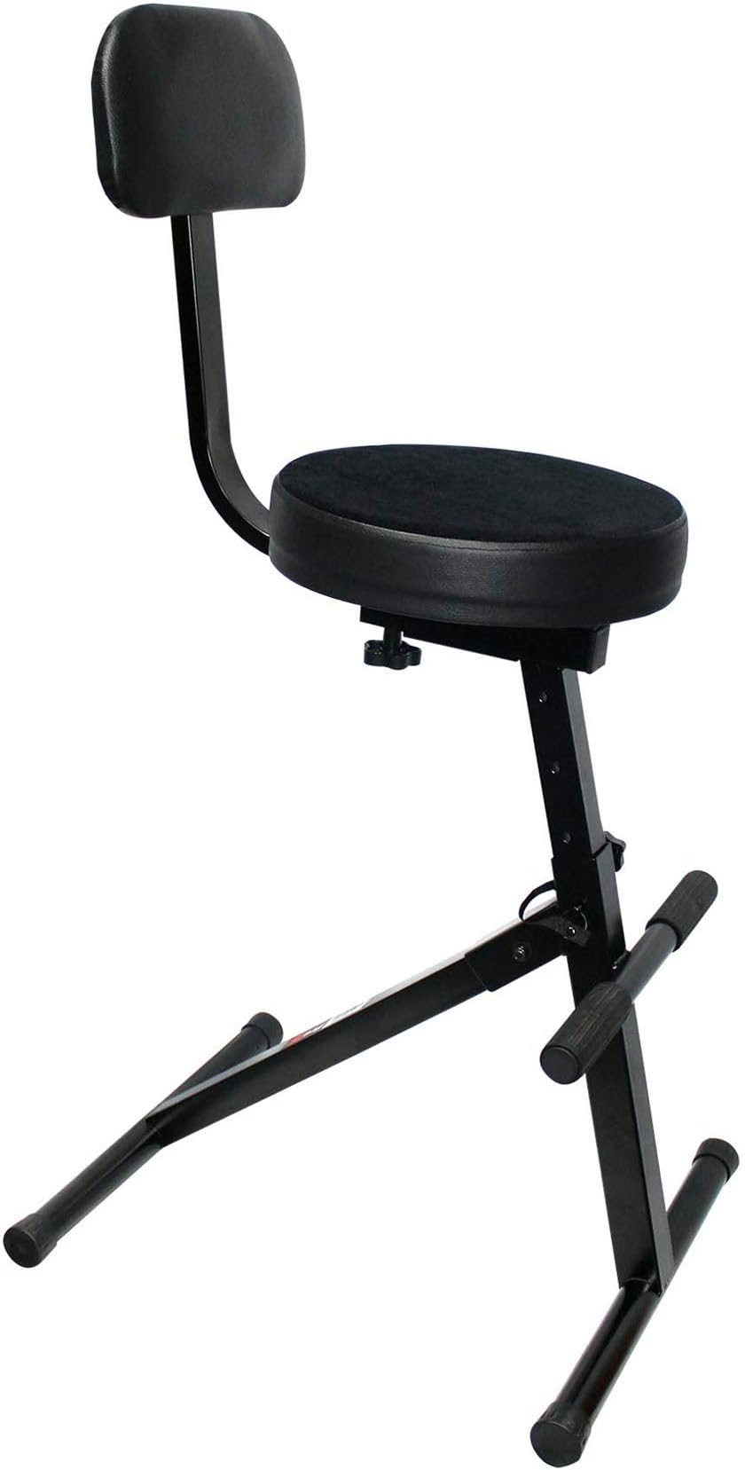 ProX Live Performance Gear X-GIGCHAIR Portable Chair DJ/Guitar/Drum/Keyboard Padded Throne/Chair