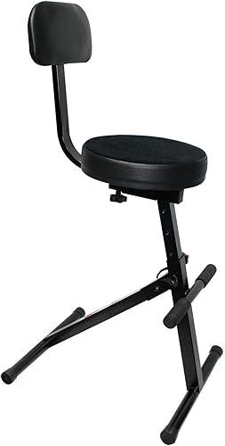 Prox X-GIGCHAIR - Silla portátil para DJguitarratamborteclado, tronosilla acolchada