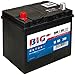Produktbild BIG ASIA Autobatterie 12V 60Ah Starterbatterie 56069 Japan Pluspol links