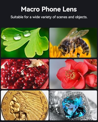 Image of Evil eye 10X Macro Phone Lens Kit for Smartphone with Universal Clip, Professional Macro Photography Lens for iPhone, Samsung and Most of Android Smartphone