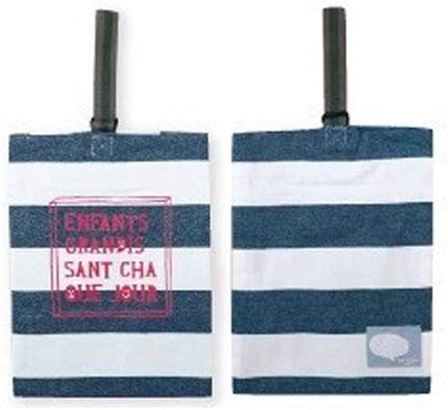 Amazon レッスンバッグ シューズバッグ 上履き入れ 手提げ カバン 男の子 女の子 通学 入園 入学 大きめ かわいい トート 習い事 ボーダーロゴネイビー レッスンバッグ