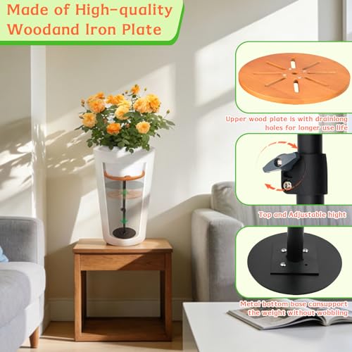 Plant Risers for Inside Pots,7-12.5" Adjustable Plant Inserts for Large Pot by EXCELFU - Used condition - Image 8