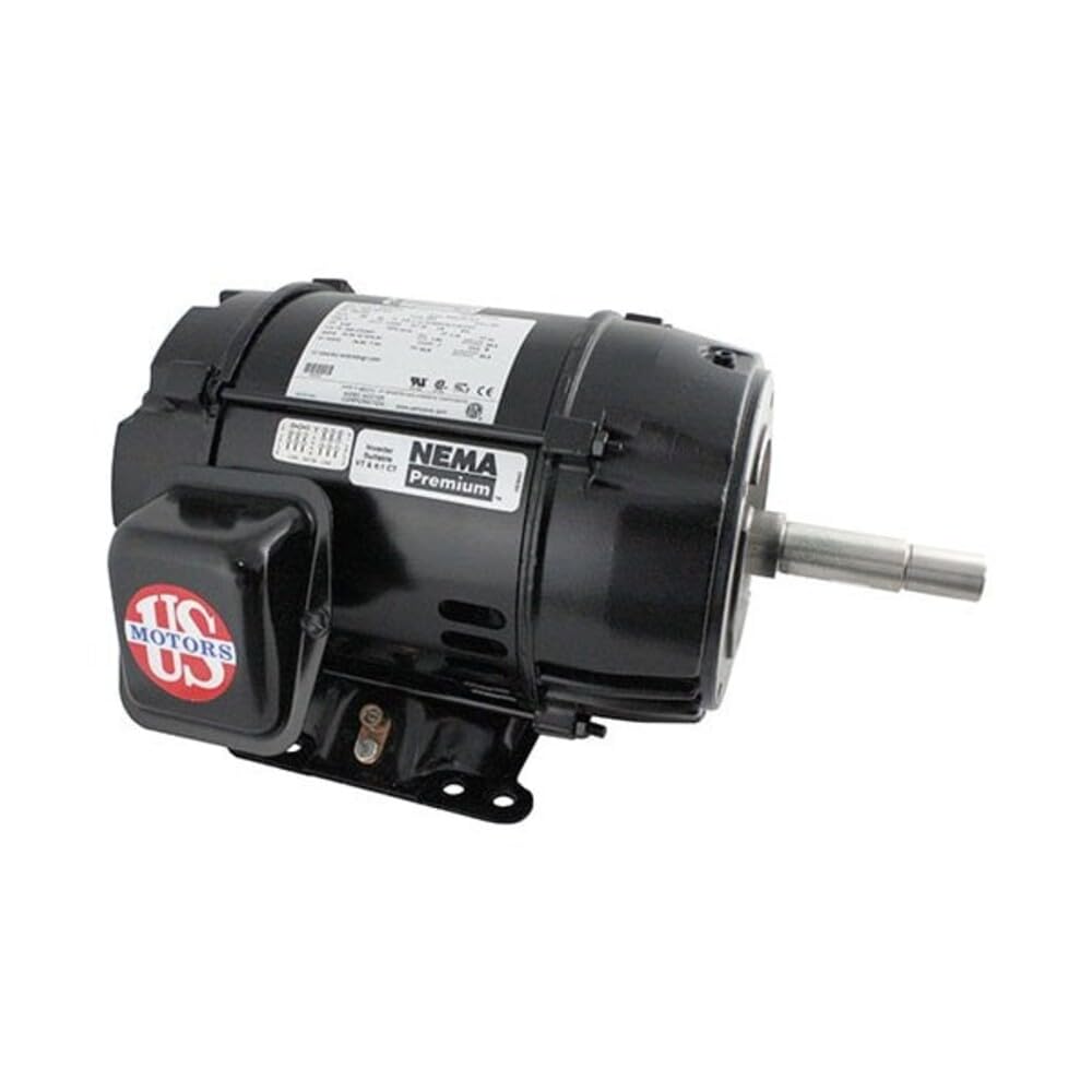 U.S. Motors EEQK750 Emerson 184JMZ EQ Three-Phase 7-1/2HP Full