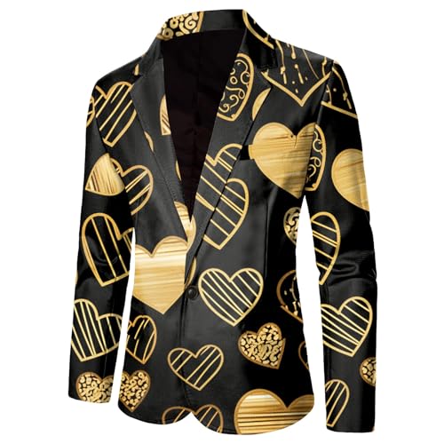 Veste de costume pour homme grande taille confortable à motif original