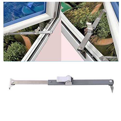 Tope de Ventana, Bisagras de Ventana de Aleación de Aluminio Extensor de Alféizar de Ventana Hardware de Ventana Soportes de Ventanas Abatibles Dispositivo de Límite de Ventana