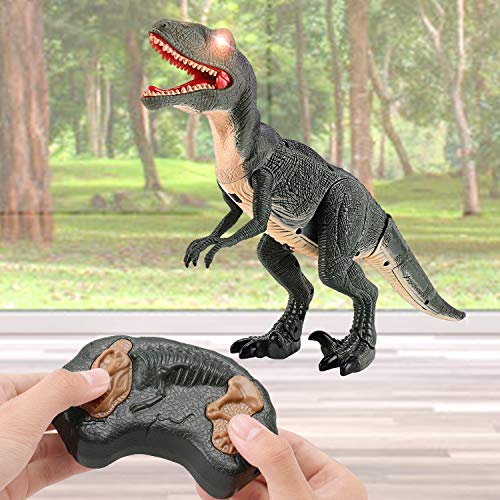 image for Liberty Imports Dino Planet Remote Control R/C Walking Dinosaur Toy wi