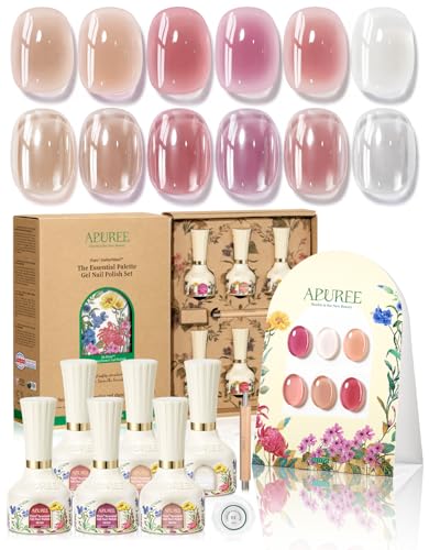 Set Gel de Esmalte para Uñas Sin HEMA APUREE
