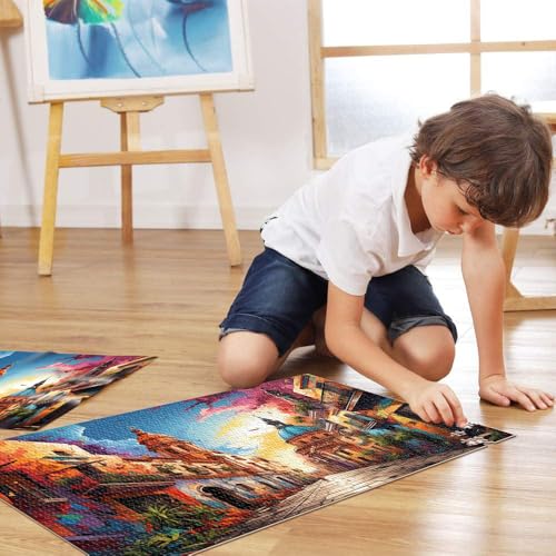 1000 Piece Adult Puzzles Seville Interesting Stress Reduction Jigsaw Puzzles 50x70cm is ideal as gifts for the whole family - Image 4