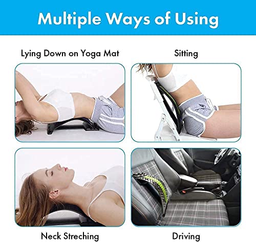 Back Cracker, 4 Level Back Stretcher, Lower Back Pain Relief Device #TOP3