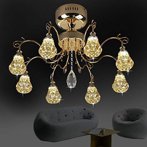 Preisvergleich Produktbild YSH Kronleuchter / Deckenleuchten / Lampe, Led-Lampen Decke, Kreative Kreative Gold Dome Licht Kuppel Licht Eisen Lounge Schlafzimmer Hochzeit R.Oom Dekoration Hochzeitslampen Und Laternen Warmes Lic