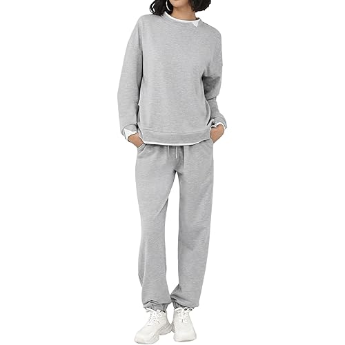 ETCYY NEW Lounge Sets for Women Two Piece Outfits Sweatsuits Sets Long Pant Loungewear Workout Athletic Tracksuits