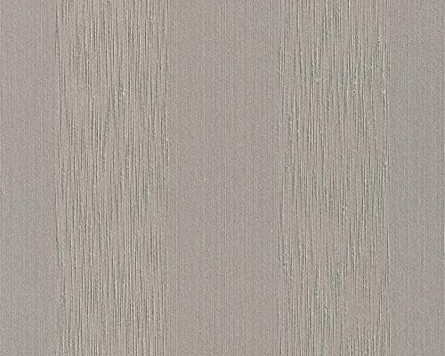 CONCORD WALLCOVERINGS ™ Classic Wallpaper, Textile Fabric Texture, Textures & Plain Design in Grey & Beige, Non-Self-Adhesive, Textured Surface – 32.8ft x 21in (10m x 53cm), 56 Sq Ft Roll WP5