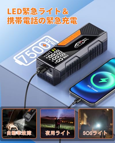 YUHAFO スマートポータブル電動エアポンプ の商品画像 4