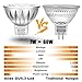 ALIDE MR16 7W Led Bulbs Replace 50W 75W Halogen, GU5.3 MR16 2700K Warm White,12V Low Voltage MR16 Bulb Spotlight for Outdoor Landscape Flood Track Recessed Track Lighting,600lm,38 Deg,6 Pack