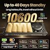FOSSIBOT F101P Teléfono resistente desbloqueado, Smartphone impermeable, 7+64GB+1TB Almacenamiento, 4G Doble SIM OTG Octa-core 18W 10600mAh Volumen fuerte de 123dB Teléfono 5.45" Cámara de 24MP+8MP, 2026 Negro 6