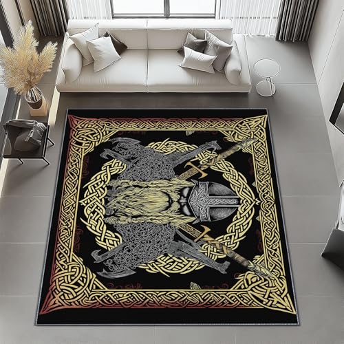Tapis de chambre lavable en machine avec dessous antidérapant - 4