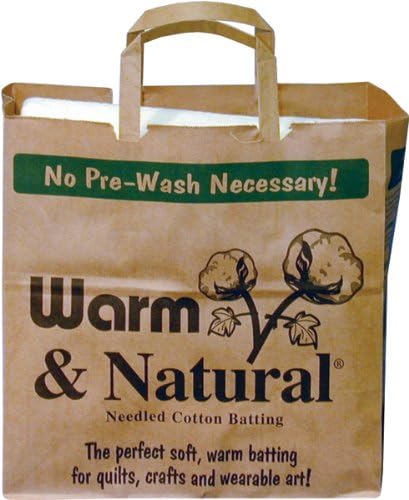 Warm & Natural Cotton Batting-Twin Size 72"X90" 1 pcs sku# 645540MA