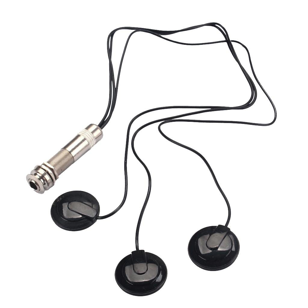 ATORSE 6.35Mm Pickup Piezo 3 Transducer for Acoustic Guitar Ukulele Mandolin Violin-image-6