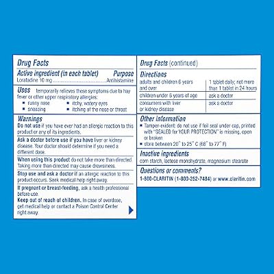 Clar Tab Btl W/ Alt Eas 45ct 3dz