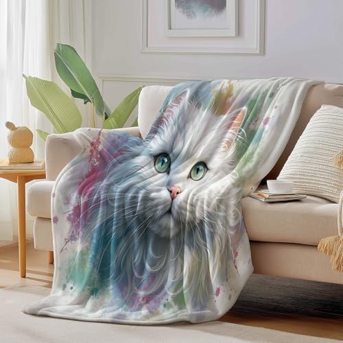 Couverture fausse fourrure vache 200x230cm plaid lit super doux - 7