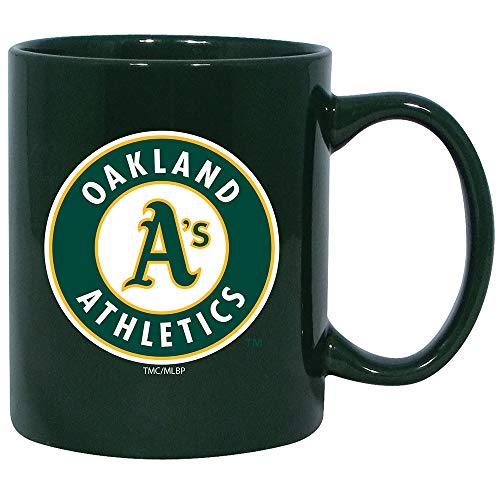MLB Oakland Athletics Coffee Mug Team Colors