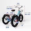 Adult Tricycles 7 Speed, Fat Tire Three Wheel Cruiser Bike - Women/Men - 20 inch Wheels, Three-Wheeled Bicycles for Sport and Recreation #1
