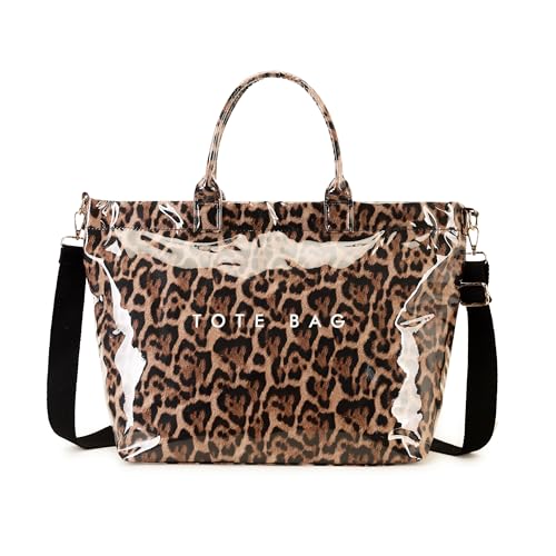 Bolso Tote Grande de PVC para Mujer Letras miniatura 1