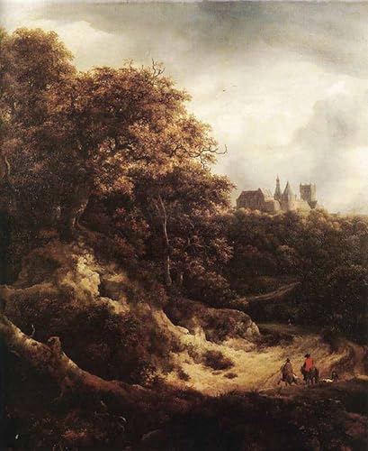 Décoration pour la Maison Toile Château de Bentheim Ruisdael 60x90cm