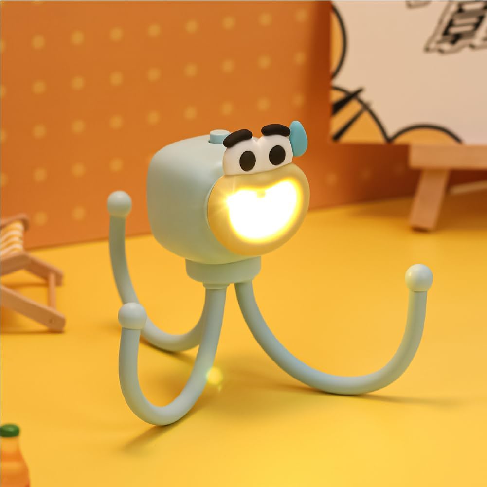 DZHCBNE Funny Changeable Shape Night Light, Funny Sports Night Light with Suction Cup, Adorable Bendable Lights for Adults, Boys, Girls, Home Decoration, Christmas Decoration