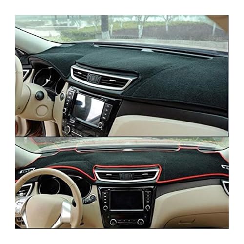 Tapis pare-soleil pour Peugeot 301 C-Elysee 2012-2019 tapis tableau de bord RHD rouge - 3