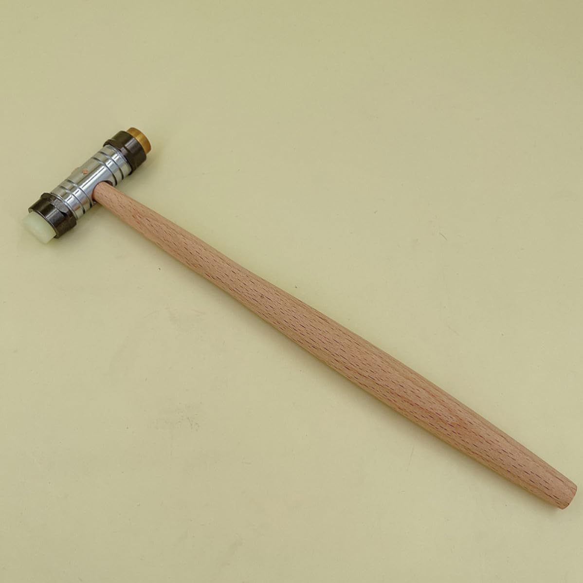 Head Double End Hammer with Wood Handle, Detachable Head