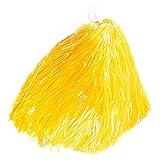 Material: Kunststoff Amakando EIN Pom Pom Cheerleader Pompon gelb Cheer Leader Pompom Puschel Pon Pon Bommel Pom Pon Wedel Party Tanzwedel