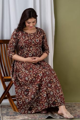 Image of Women's Maternity Kurti for Feeding Zippers |Easy Breastfeeding Kurti for Nursing Pre and Post Pregnancy (Combo of 2 Kurti)