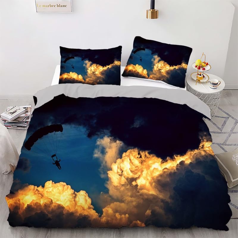 Funda nórdica cama 90 de paisaje negro ideal para renovar el dormitorio juvenil