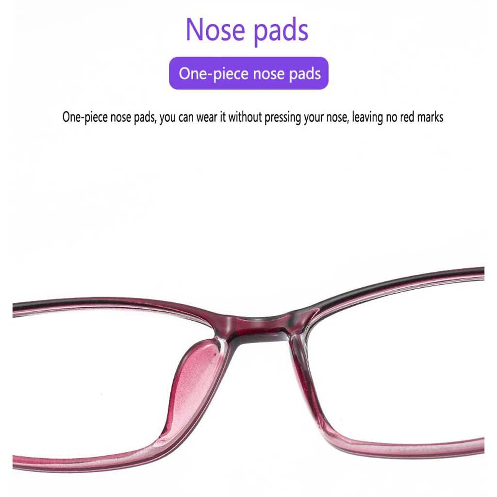 WZX Gafas de Lectura con Bloqueo de luz Azul para Mujer, Gafas de Lectura para Ordenador antirreflejo Ultravioleta con protección contra luz Azul, Gafas con Filtro de luz Azul