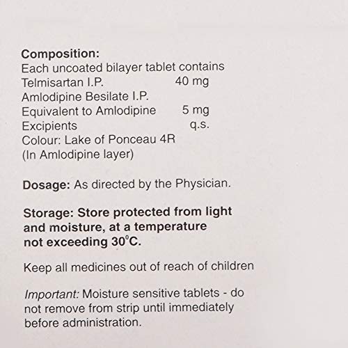 Image of Telma - AM - Strip of 15 Tablets