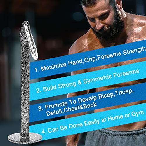 Riiai Steel Weight Plate Loading Pin Steel Workout Weights Lifting Holder Stand Rack Pulley Cable Machine System Weights Stand for Muscle Strength Training Exerciser