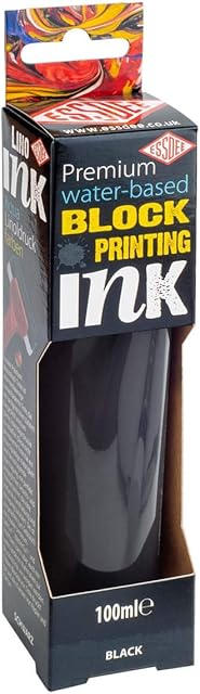 Essdee Premium Quality Block Printing Ink (Black 100 ml)