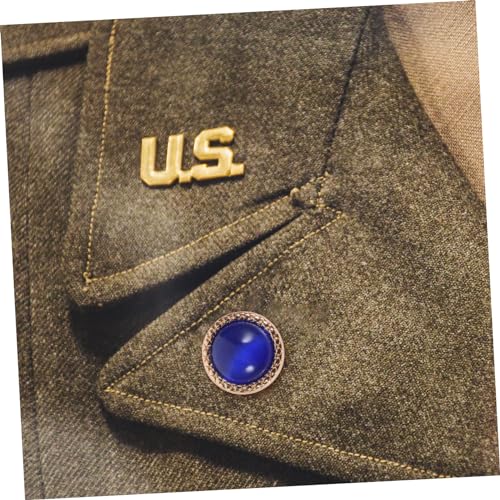 ULDIGI 20 Peças Ternos Com Fivela Opala Botão De Costura Botões De Costura De Metal Acessórios De Te