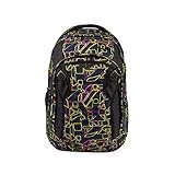 Satch Match Schulrucksack - ergonomisch, erweiterbar auf 35 Liter, extra Fronttasche