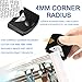JONMON Paper Corner Rounder - R4 4mm Corner Cutter Punch Tool, Laminated Cards, Cardstock, Scrapbooking,Photo Card Making, Paper Cutting DIY Crafts Puncher for Office, School, Home