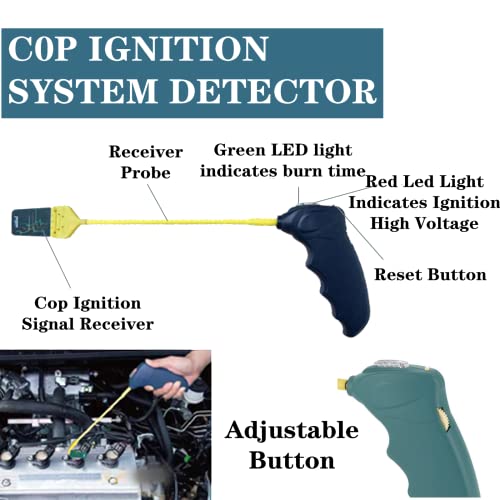 Coil On Plug Tester, Easy To Use, With Stable And Professional Performance Ignition Coil Checker, Durable For Home Factory Laboratory Maintenance Worker #TOP1