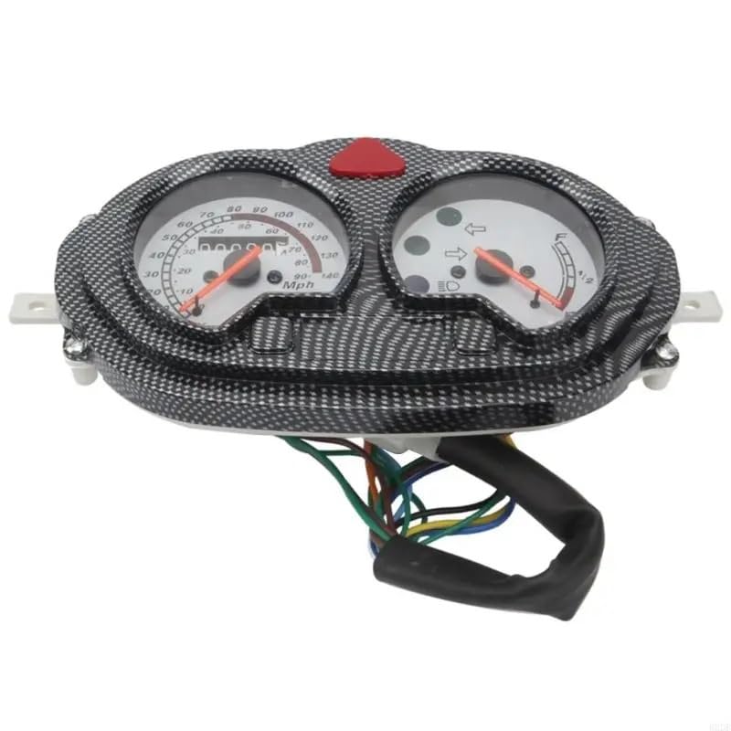 Tachymètre moto 12V avec compteur de vitesse et tableau de bord multifonctions complet