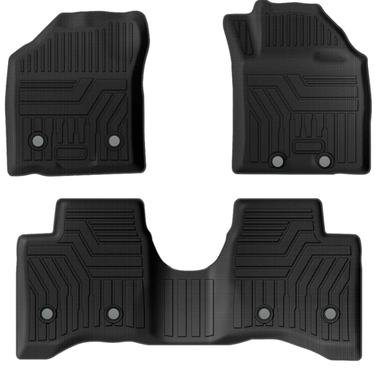 Cartist 新型 フロンクス 専用 フロアマット 立体カーマット 3Dフロアマット FRONX WDB3S WEB3S 2WD 4WD 2024年10月~現行 立体構造 防水マット 滑り防止 耐汚れ 耐磨耗性 TPE素材 カスタムパーツ 車種専用設計 取付簡単 保護パーツ カー用品 アクセサリー 一列目&二列目用 3PSCセット オフロードパターン