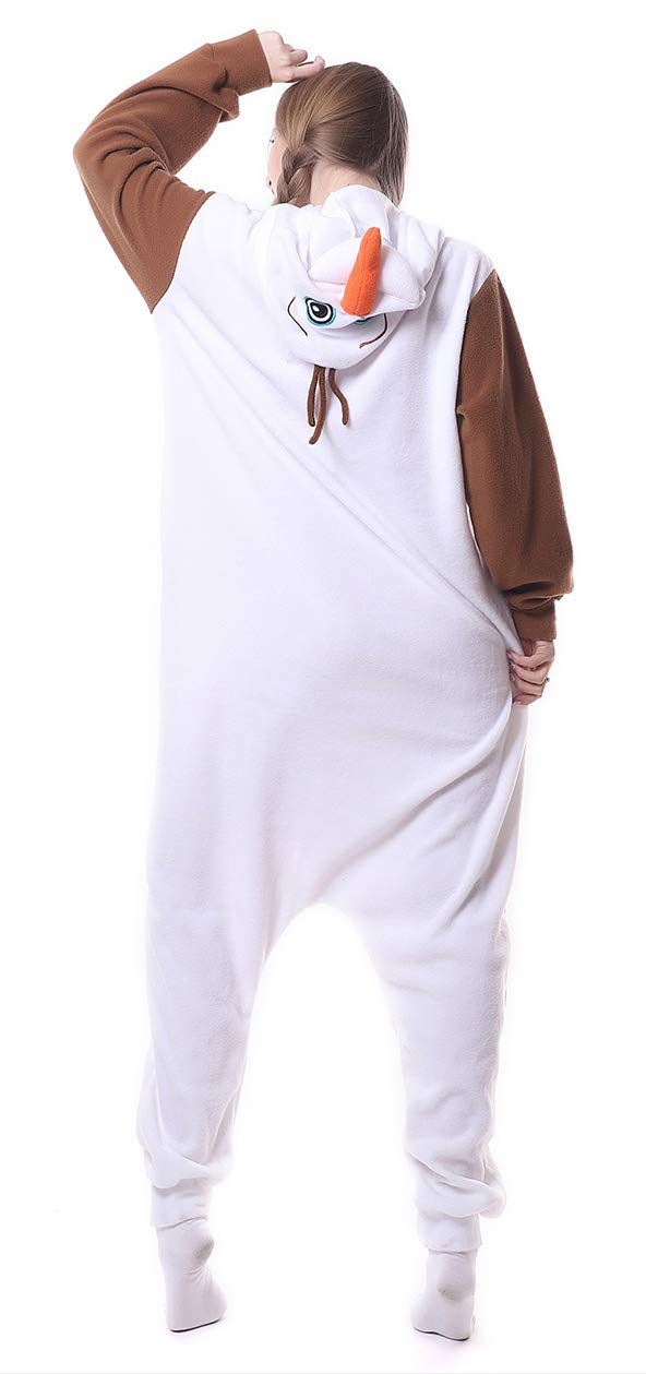Pyjama à capuche unisexe en forme d'animal pour adulte