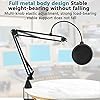 ASelected Microphone stand Boom Arm Mic Arm with 3/8" to 5/8" adapter with microphone stand anti-vibration stand Microphone stand microphone net all-metal rod strong load-bearing #4