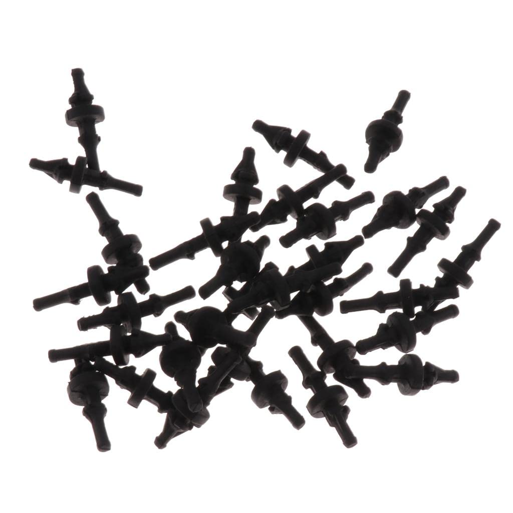 32 Pieces Rubber Nail Anti Vibration Screw for PC Case Fans Computer-image-36